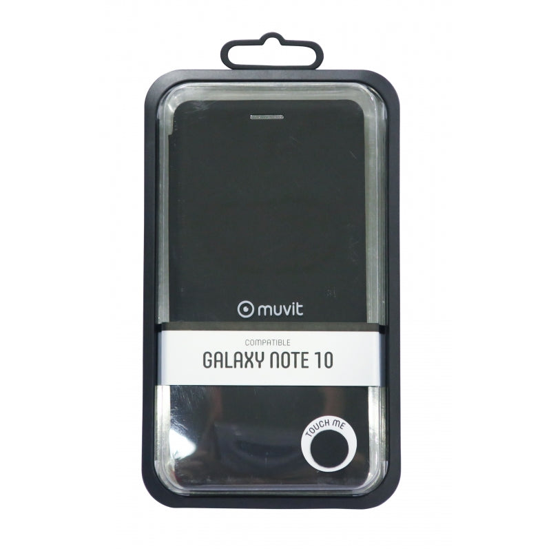 Funda Folio Muvit para Samsung Galaxy Note 10/10 5g función soporte negra(NUEVA)