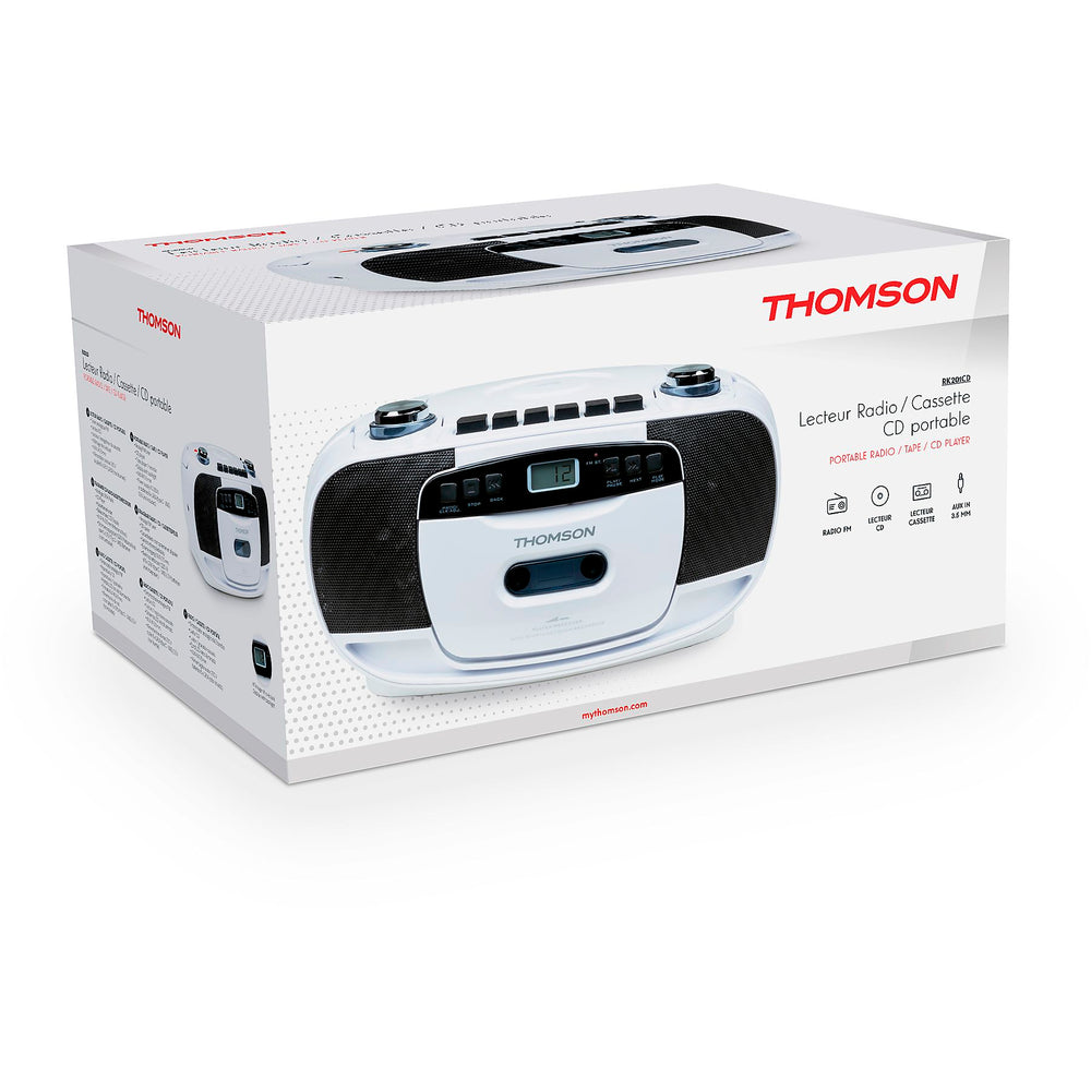 Radio casette con CD Thomson RK201CD blanco