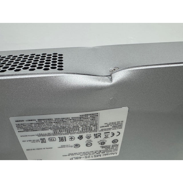 Switch de red Ethernet Meraki MS125-48LP-HW 48 Puertos PoE **Golpe trasero**