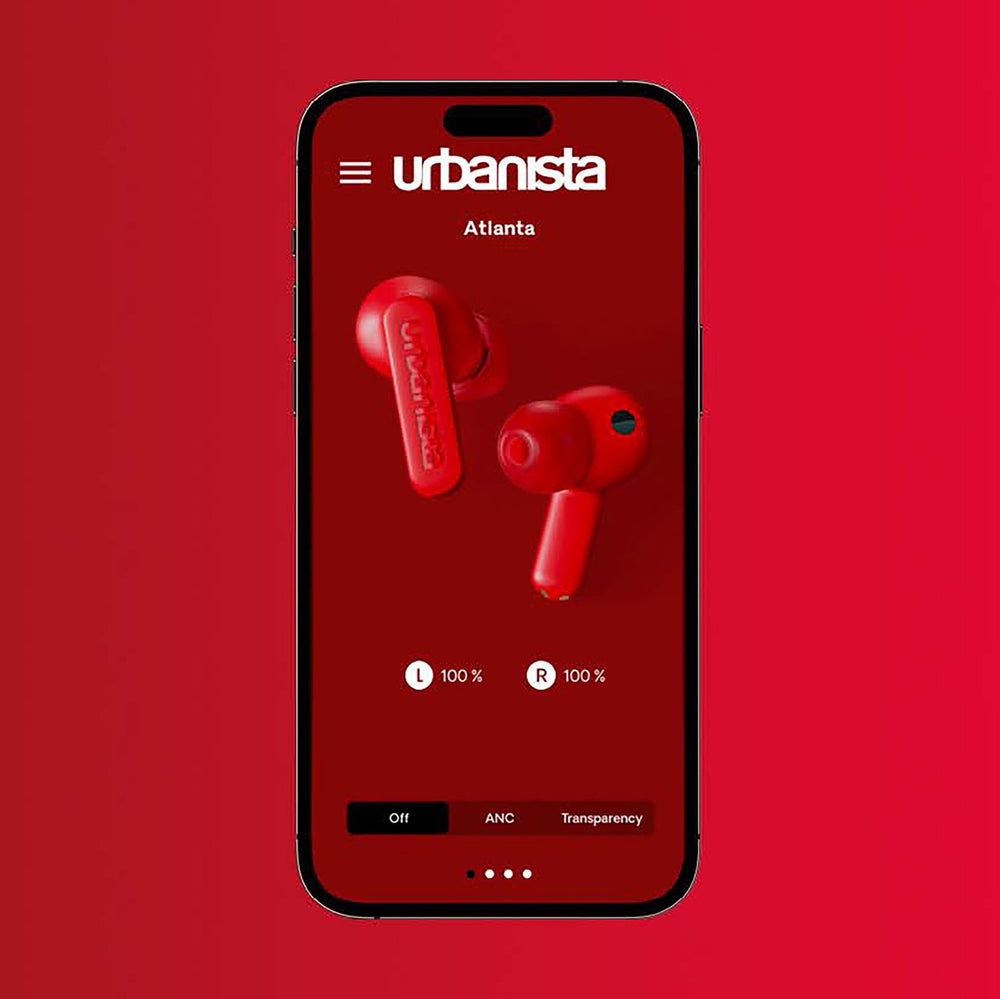 Auriculares Urbanista Atlanta True Wireless Multipunto Vibrant Red
