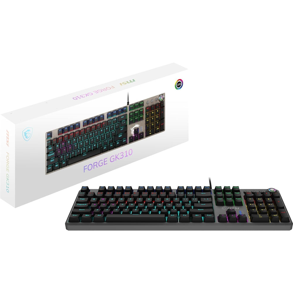 Teclado Gaming Mecánico MSI Forge GK310 Red SWITCHES