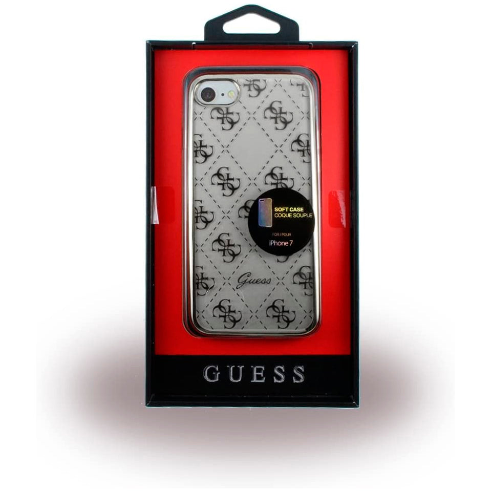 Funda Guess Signature para Apple iPhone 7 color plata