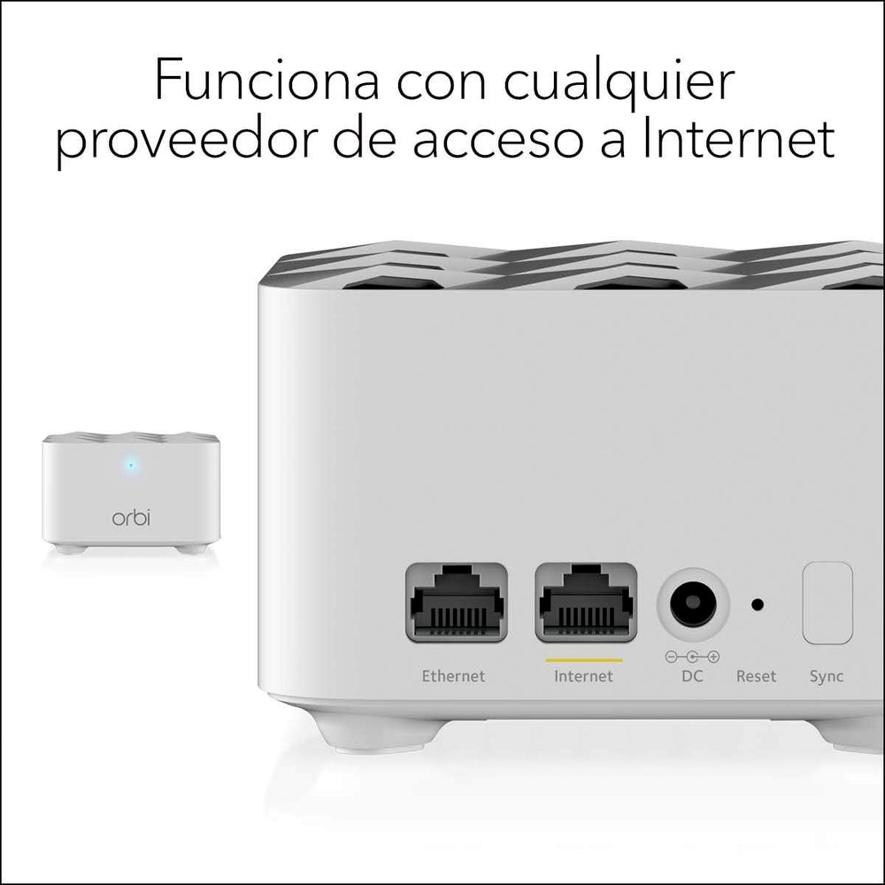 Sistema WiFi Mesh Netgear Orbi RBK12-100PES 2 Unidades Doble Banda
