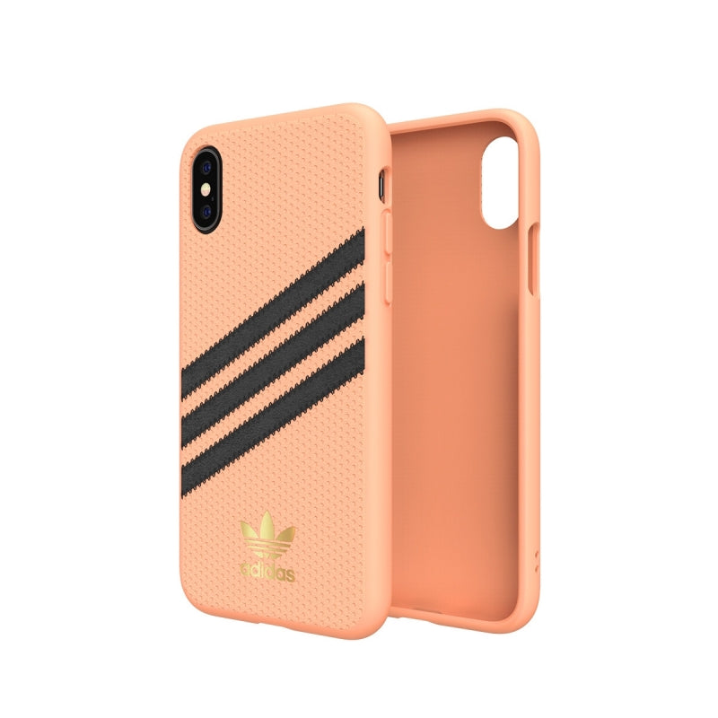 Funda Adidas 3 rayas Samba Apple iPhone X/Xs rosa Usada.