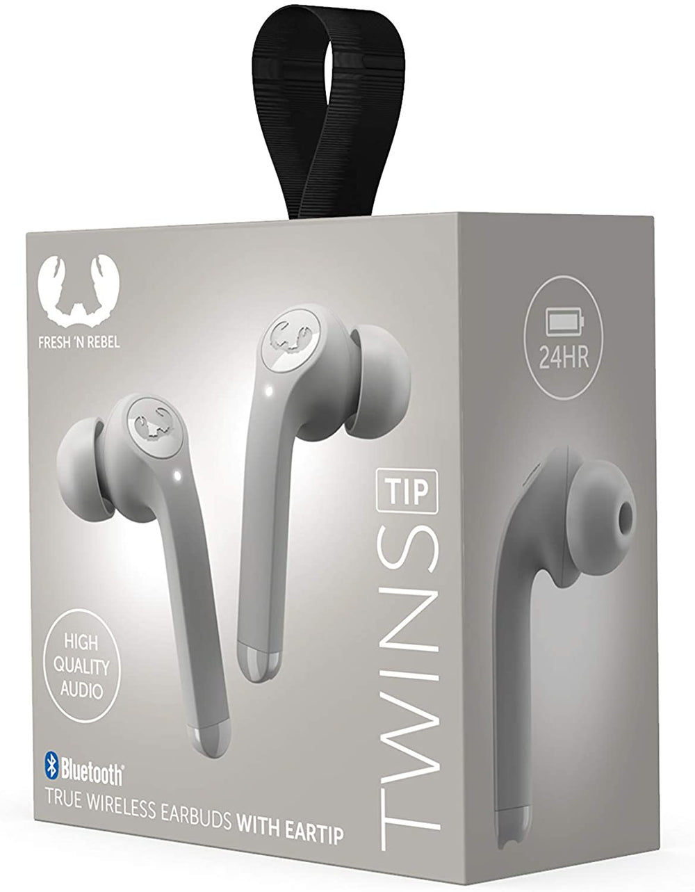 Auriculares Bluetooth Fresh´n Rebel Twins Tip TWS Gris 3EP700SG.