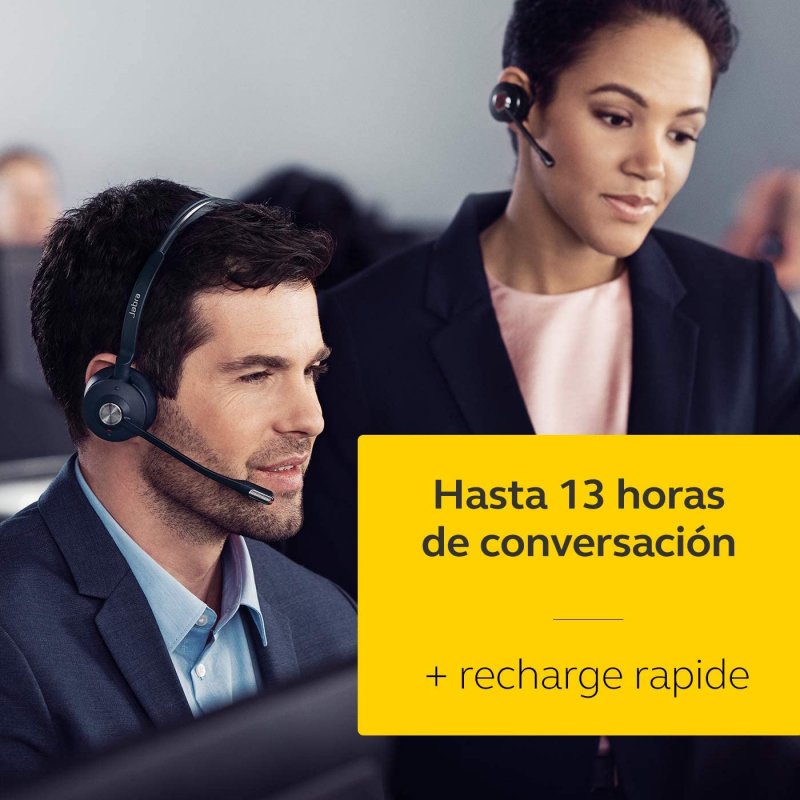 Auriculares Jabra Engage 65 DECT Negros Usado*auricular y centralita, sin cables