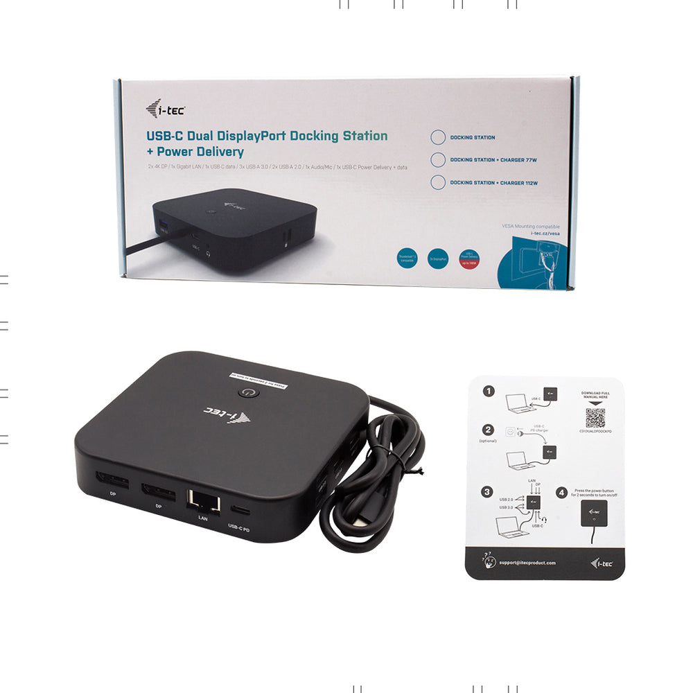 Docking Station i-Tec USB-C Dual Display con Power Delivery 100 W