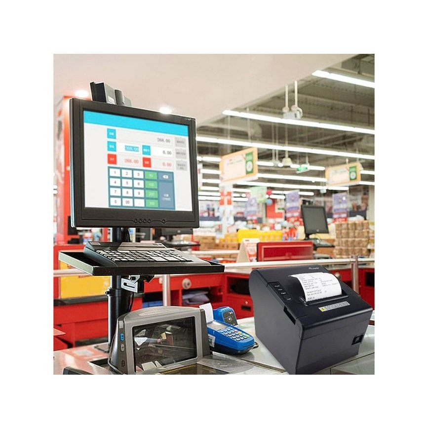 Impresora Equip 351004 térmica de recibos POS 80mm con cortador automático Usado