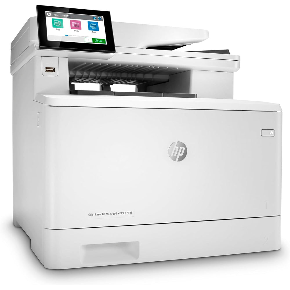 HP Laserjet Managed MFP E47528F Impresora Multifunción Láser Color Usado