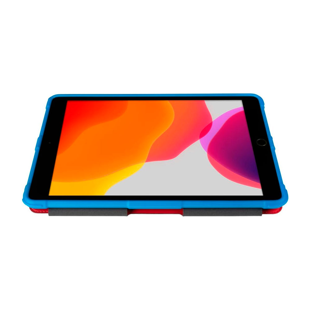 Funda Gecko V10K10C4 para Apple iPad 10.2 (19/20/21) Super Hero color Rojo/Azul