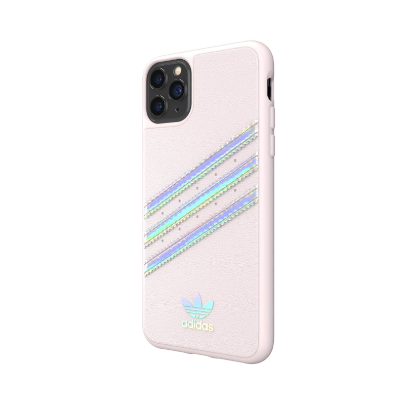 Funda Original Adidas para Apple iPhone 11 Pro Max rosa/holograma (NUEVO).