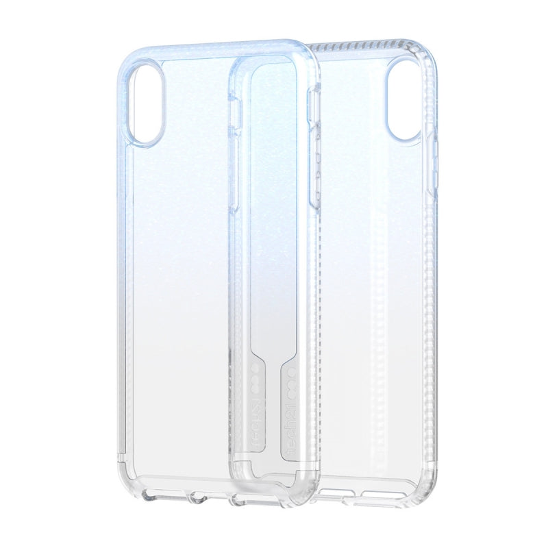 Funda Tech21 Pure Shimmer para Apple iPhone Xs Max Azul