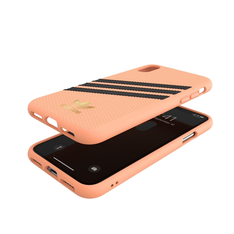 Funda Adidas 3 rayas Samba Apple iPhone X/Xs rosa Usada.