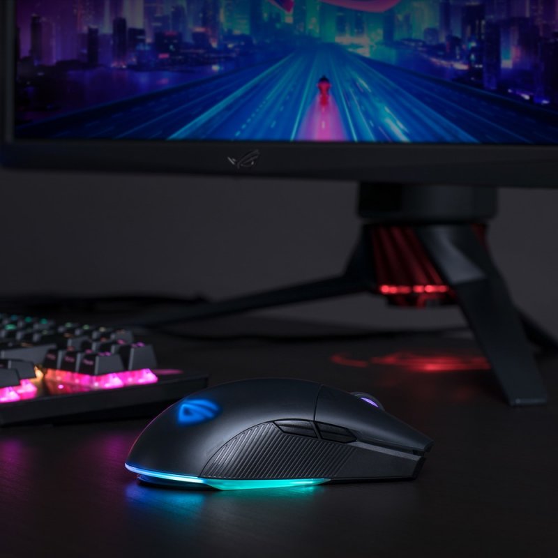 Ratón Gaming Asus ROG Pugio II Inalámbrico RGB 16000 DPI Usado *Sin emb. orig.*