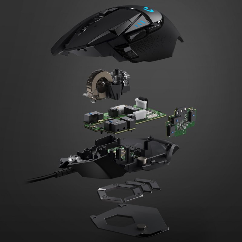 Logitech G502 Hero Ratón Gaming 25600DPI Usado