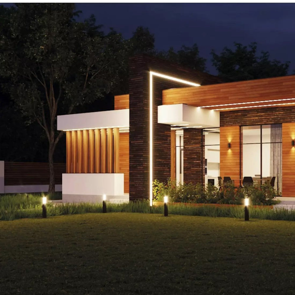 Set 4 balizas outdoor SmartLED KSIX WiFi + APP incluida 12W 200 lúmenes IP65