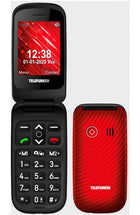 Telefunken S440 Rojo — Teléfono móvil plegable fácil de usar