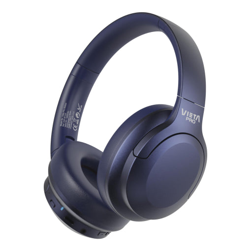 Vieta Pro Stream Azul — Auriculares Bluetooth de diadema con micrófono