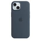 Funda Original iPhone 15 Azul Tempestad — Funda de silicona con MagSafe
