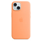 Funda Original iPhone 15 Naranja Sorbete — Funda de silicona con MagSafe