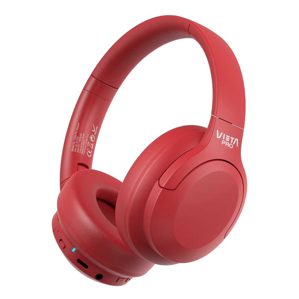 Vieta Pro Stream — Auriculares Bluetooth de diadema con micrófono