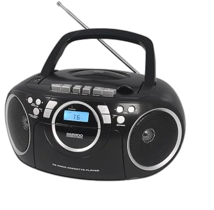 Daewoo International DBU-51 Negro — Radio CD MP3 con Cassette y USB