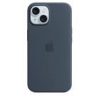 Funda Original iPhone 15 Azul Tempestad — Funda de silicona con MagSafe