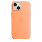 Funda Original iPhone 15 Naranja Sorbete — Funda de silicona con MagSafe