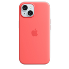 Funda Original iPhone 15 Guayaba (tono rojo/coral) — Funda de silicona con MagSafe