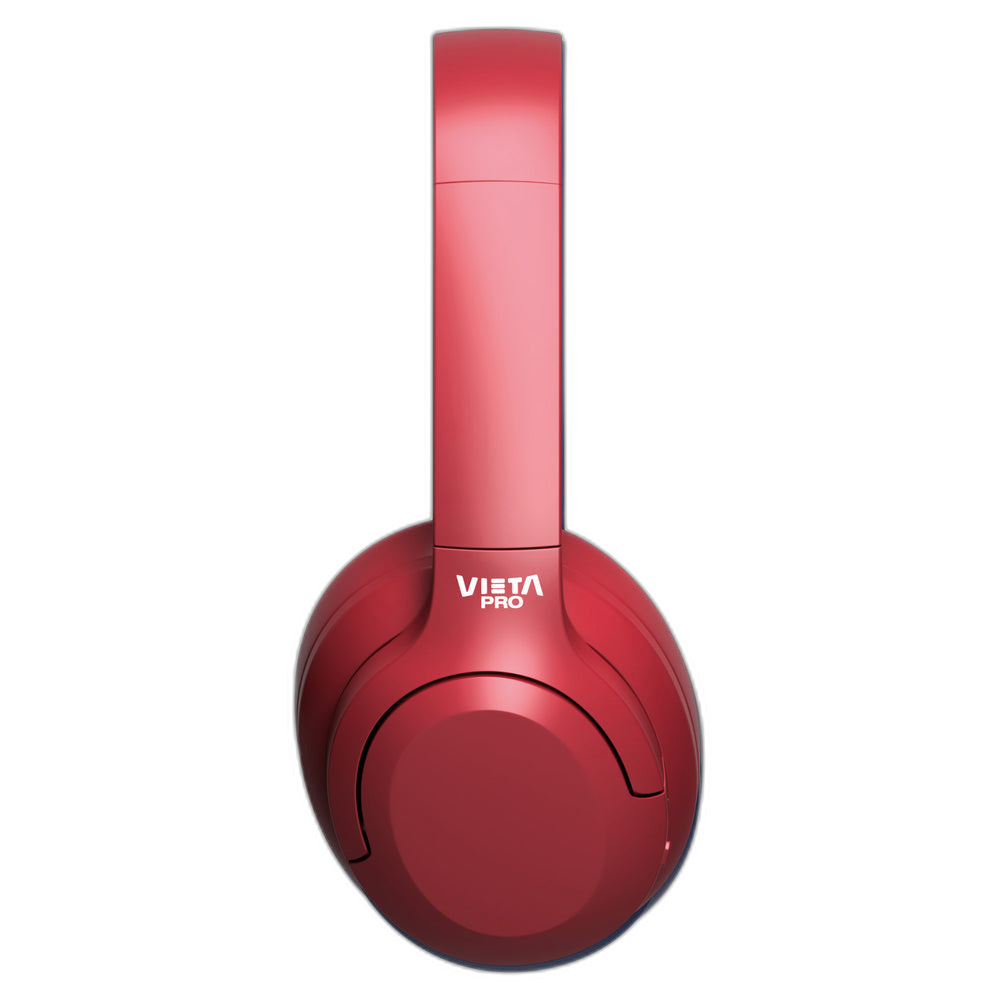 Vieta Pro Stream Rojo — Auriculares Bluetooth de diadema con micrófono