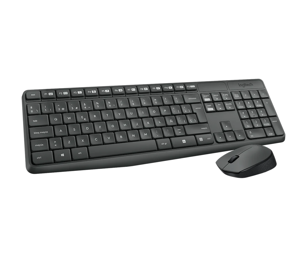 Logitech MK235 Negro — Combo teclado y ratón inalámbrico