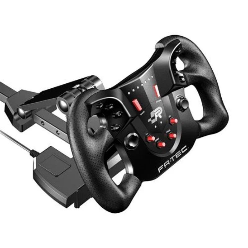 FR-TEC Formula Negro — Volante gaming con pedales multiplataforma