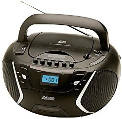 Daewoo International DBU-51 Negro — Radio CD MP3 con Cassette y USB
