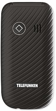Telefunken S440 Negro — Teléfono móvil plegable fácil de usar