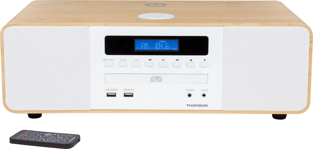 Thomson MIC201IBT, microcadena reacondicionada, vista frontal