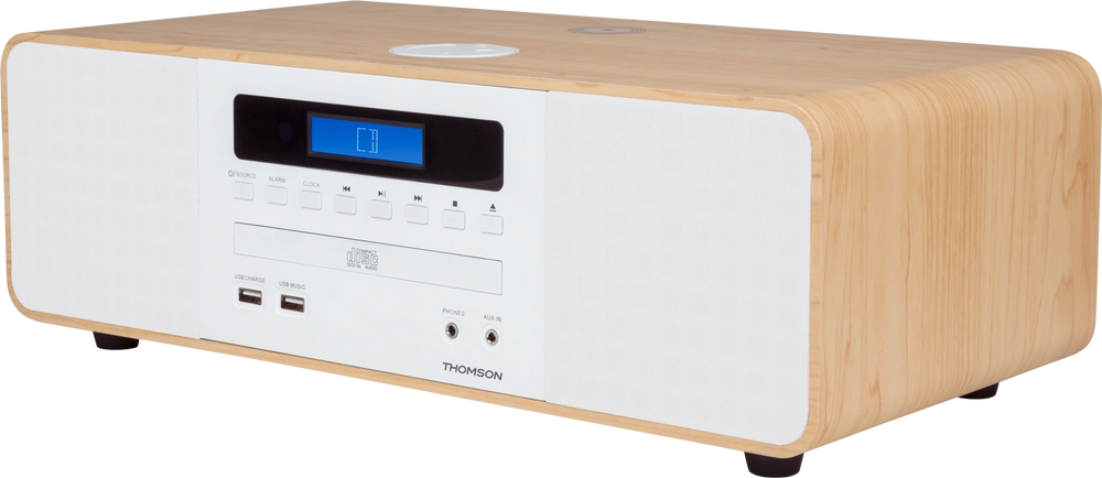 Thomson MIC201IBT, microcadena reacondicionada, vista en perspectiva