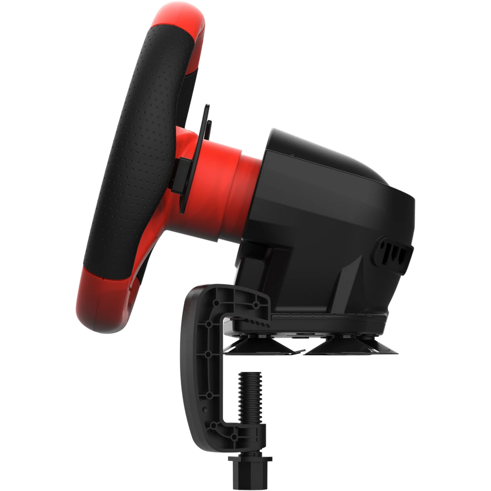 Vieta Pro Speedy Negro y Rojo — Volante de carreras con pedales para gaming