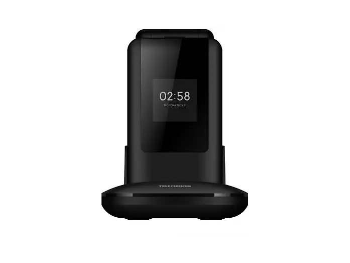 Telefunken S760 Negro — Teléfono móvil plegable con KaiOS