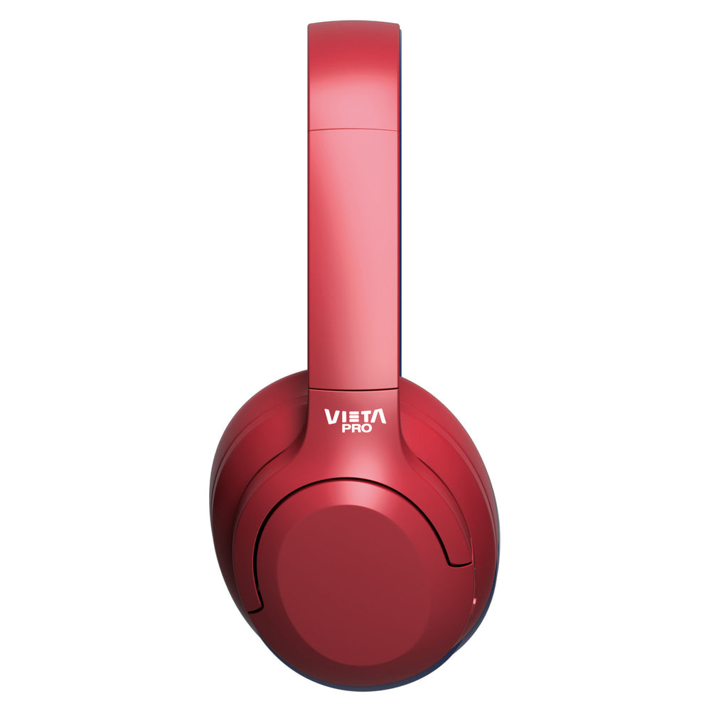 Vieta Pro Stream Rojo — Auriculares Bluetooth de diadema con micrófono