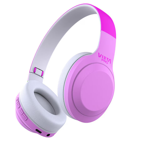 Vieta Pro Kids 2 Rosa y Blanco — Auriculares infantiles Bluetooth